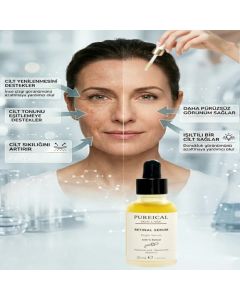 %0,05 Retinal Gece Serumu, Leke Karşıtı & Kırışıklık Karşıtı Anti Aging Serum 30 ml