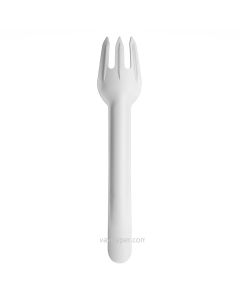 Disposable Mini Paper Fork Biodegradable Compostable Eco-Friendly